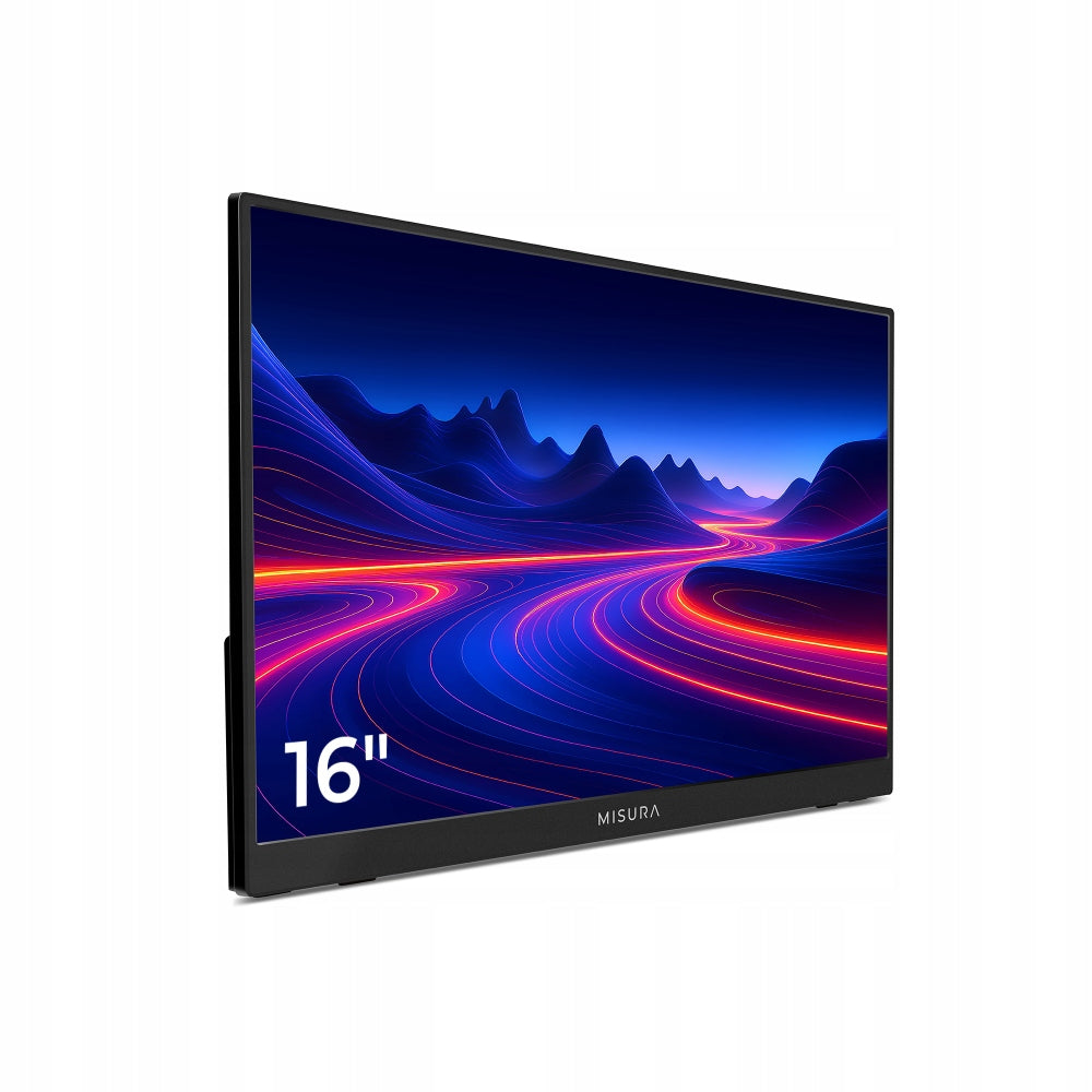 16" QHD 2.5K Portable Wireless Monitor with Battery – MISURA P160QHBW Packaging status original
