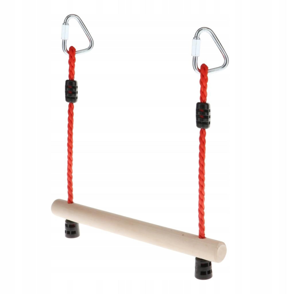 16 Trapeze Swing Bar Heavy Duty Rope and Hook Swing Set red Brand no brand