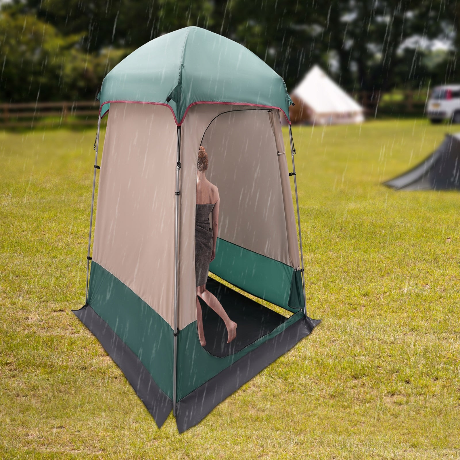 160*160*240cm Shower Tent Camping Privacy Shelter Toilet Tent for Hiking Model Outdoor Tent