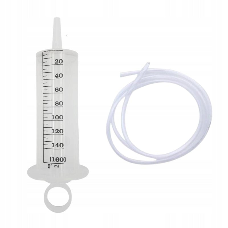 160 ML SYRINGE WITH 130 CM HOSE