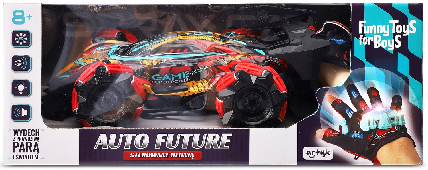 165061 car with smoke remote controlled glove Kid's age 8+ years