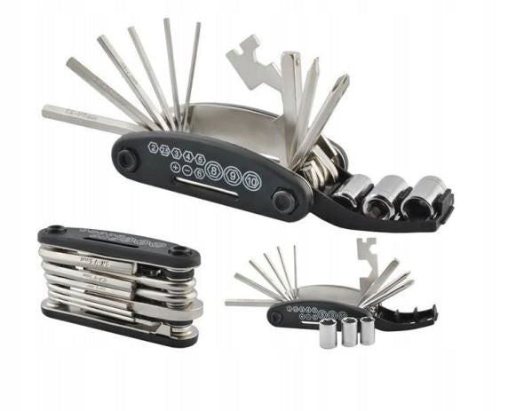 16IN1 BICYCLE KEYS SET MULTIFUNCTION UNIVERSAL MULTITOOL EAN (GTIN) 5904883051744