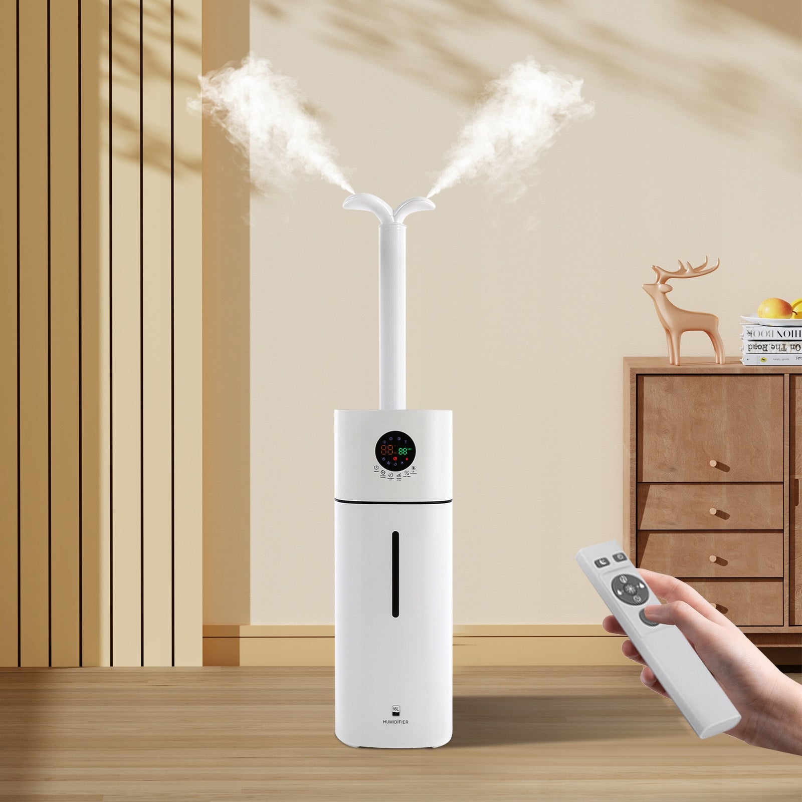 16L Humidifier For Large Room, Large Humidifier 56W 100-240V Brand no brand