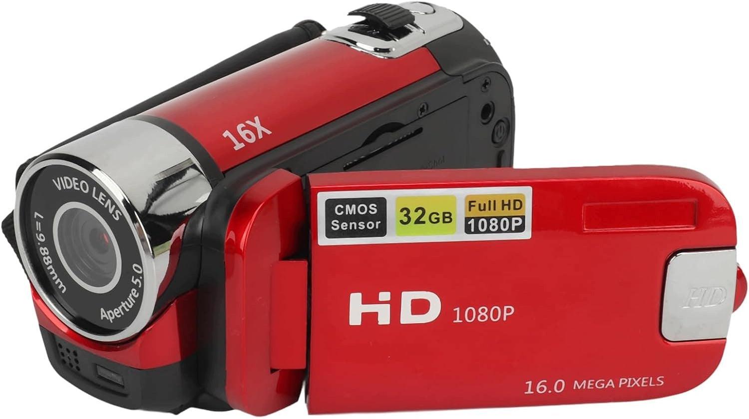 16MP 1080P DIGITAL CAMERA ROTATING ZOOM SCREEN 16X LIGHT