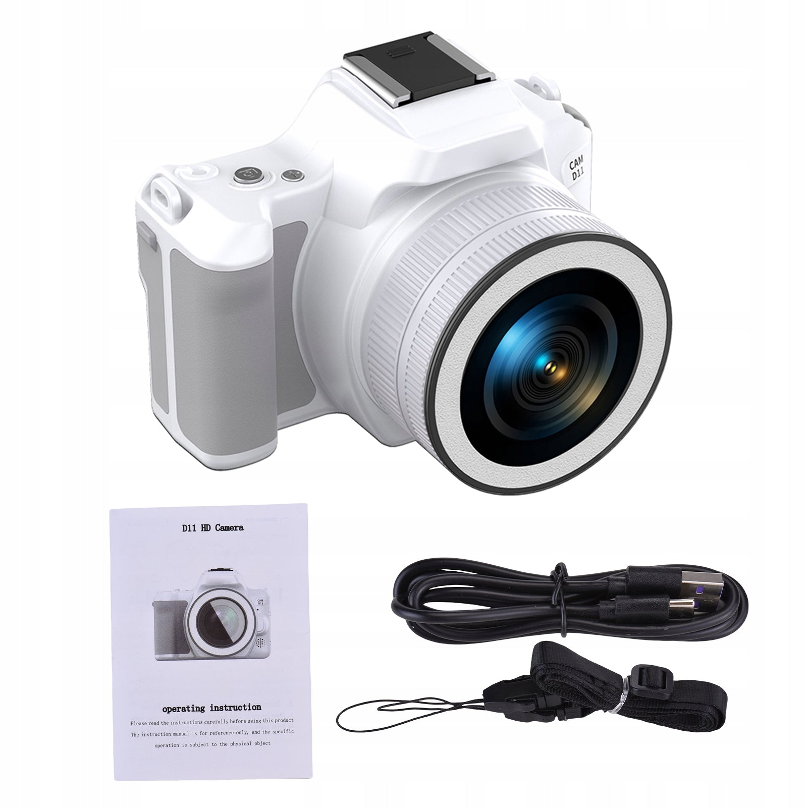 16x Zoom Digital Camera 48MP 2.0 \"2K Video Screen with Front 5D Brand no brand