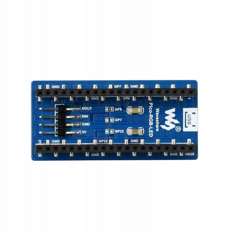 16x10 RGB led matrix module for Raspberry Pi Pico Manufacturer WaveShare