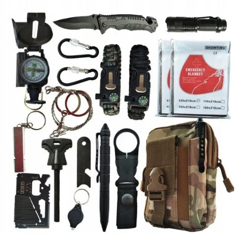 17IN1 MILITARY SURVIVAL KNIFE SET