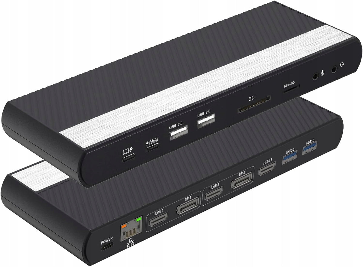 17in1 DisplayPort 4K USB-C 4K 1000Mbps Docking Station EAN (GTIN) 5908453115935