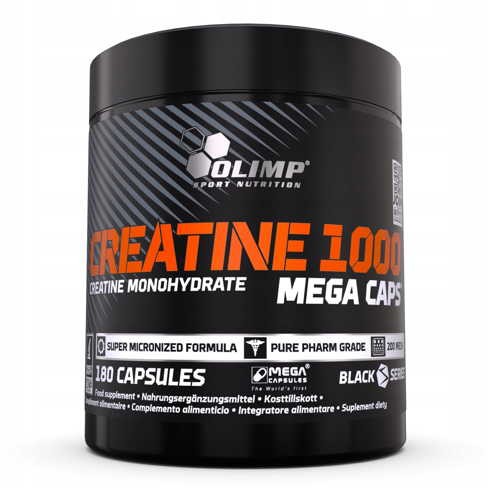 180 KAPS CREATINE MONOHYDRATE STRENGTH REGENERATION SPORT TRAINING HEALTH QUALITY