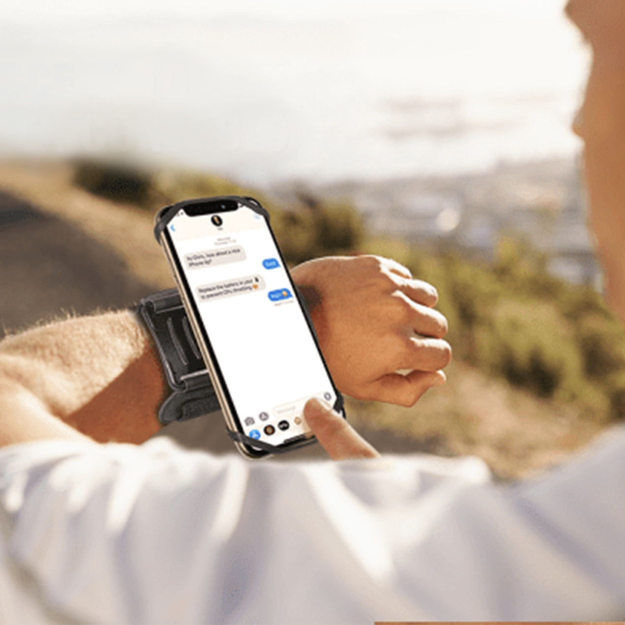 180° Rotating Wrist Phone Holder for Running, Cycling, Sports Brand no brand