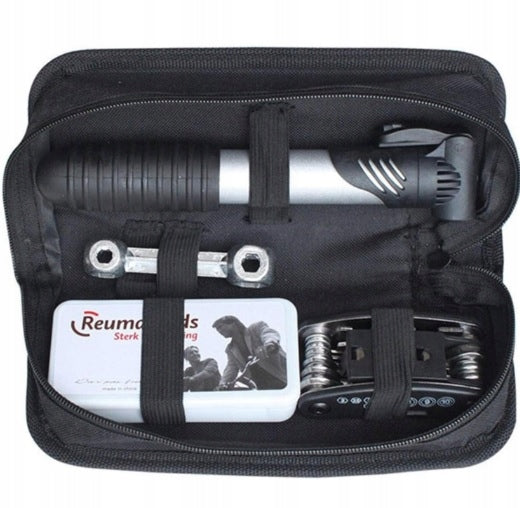 18IN1 BIKE REPAIR KIT MULTIFUNCTIONAL PATCHES KEY FRAME PUMP Manufacturer code ZESTAW KOMPLET NAPRAWCZY DO ROWERU 18W1