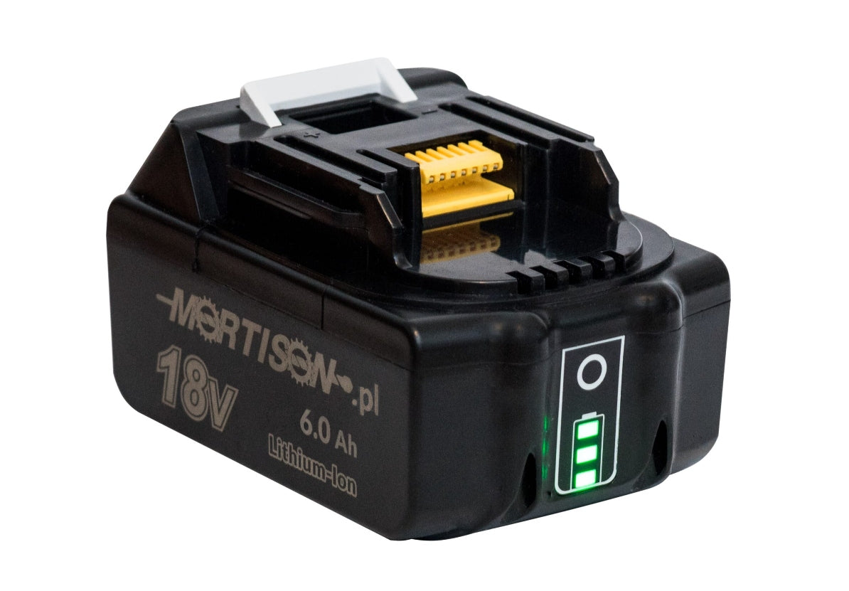 18V 6,0Ah Battery – Replacement for Makita BL1860B Manufacturer code BL1860 LED
