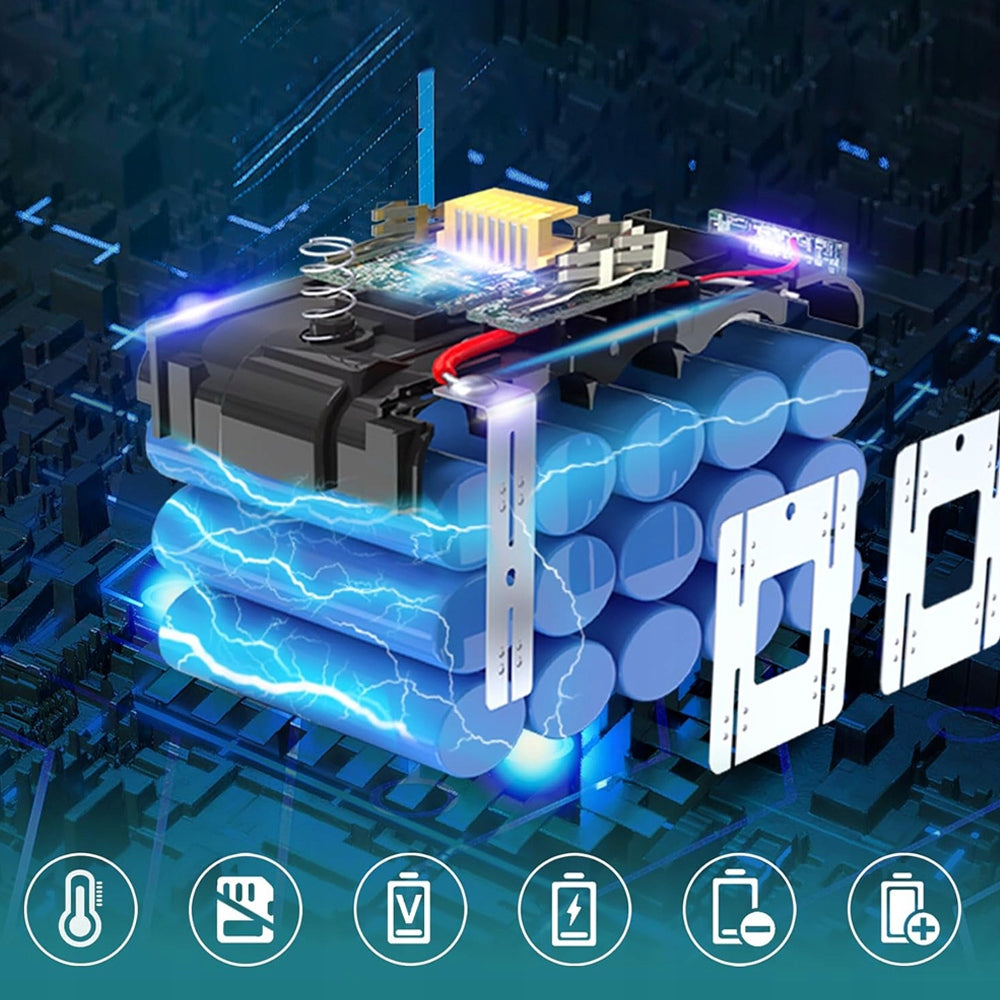 18V 6AH BATTERY FOR MAKITA BL1860 BL1850 WITH LED DISPLAY Series DC18RC