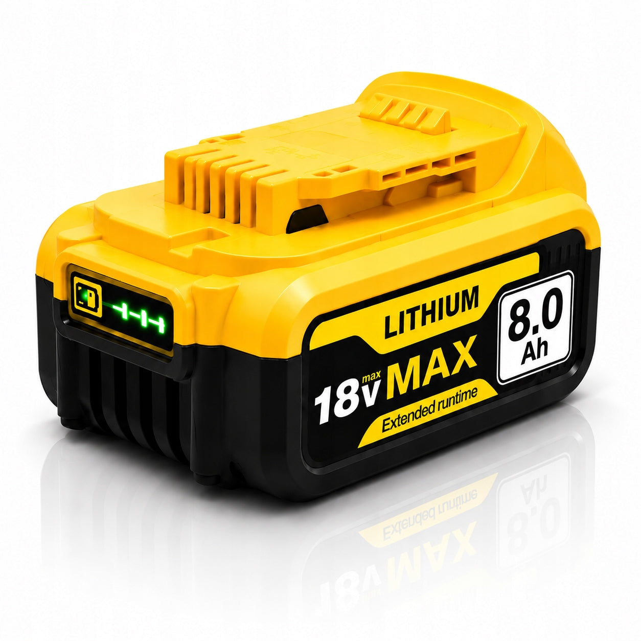 18V 8Ah XR Battery Replacement DCB182 DCB206 Dewalt High Capacity LED Product weight with unit packaging 0.65 kg