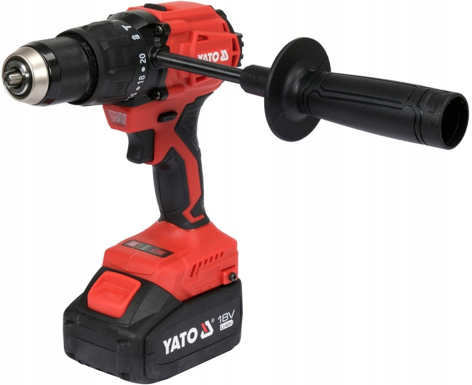 18V BRUSHLESS AKU IMPACT DRILL WITH TWO 4AH BATTERIES AND CHARGER EAN (GTIN) 5906083099274