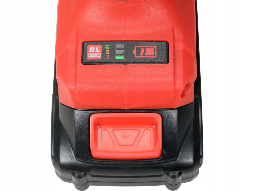 18V BRUSHLESS AKU IMPACT DRILL WITH TWO 4AH BATTERIES AND CHARGER Product weight with unit packaging 2.2 kg