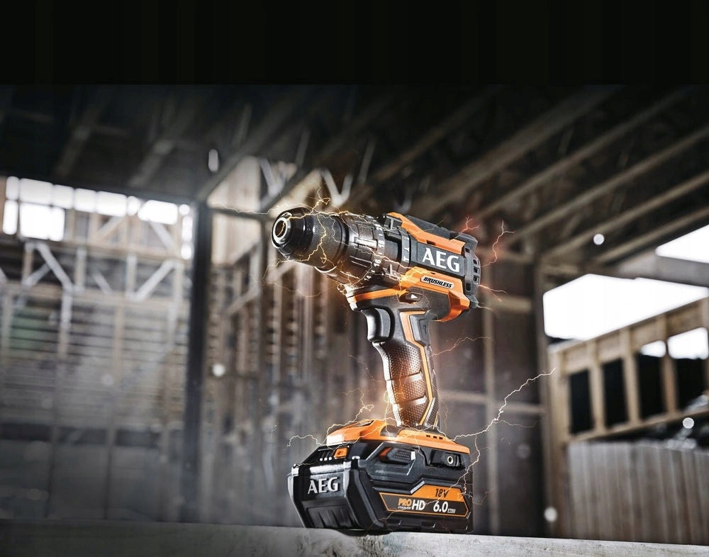 18V Brushless Cordless Impact Drilling Machine AEG BSB18BL-0 Brand AEG