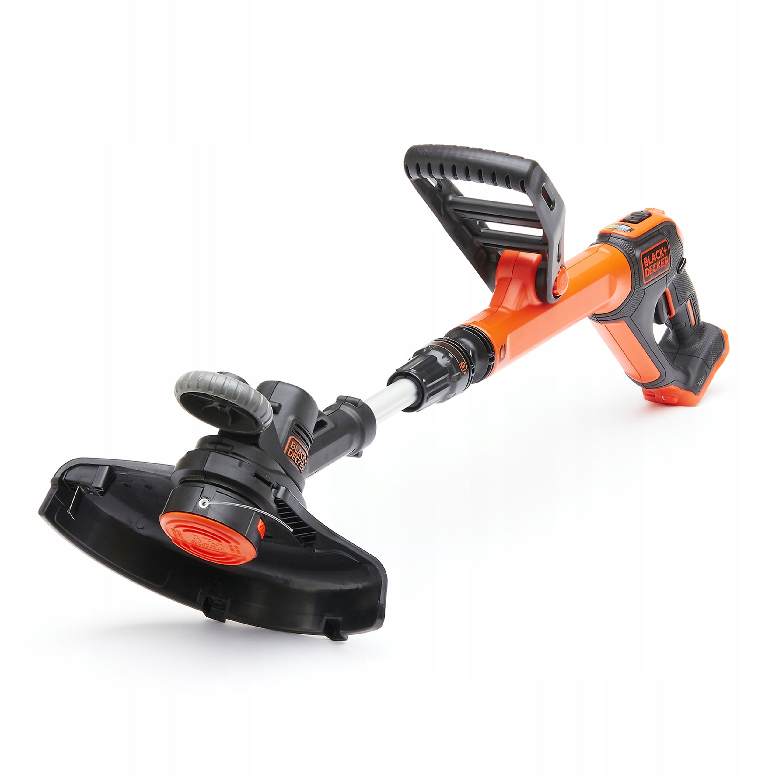 18V Cordless Grass Scythe Trimmer Black Decker STC1820PCB Batteries included no