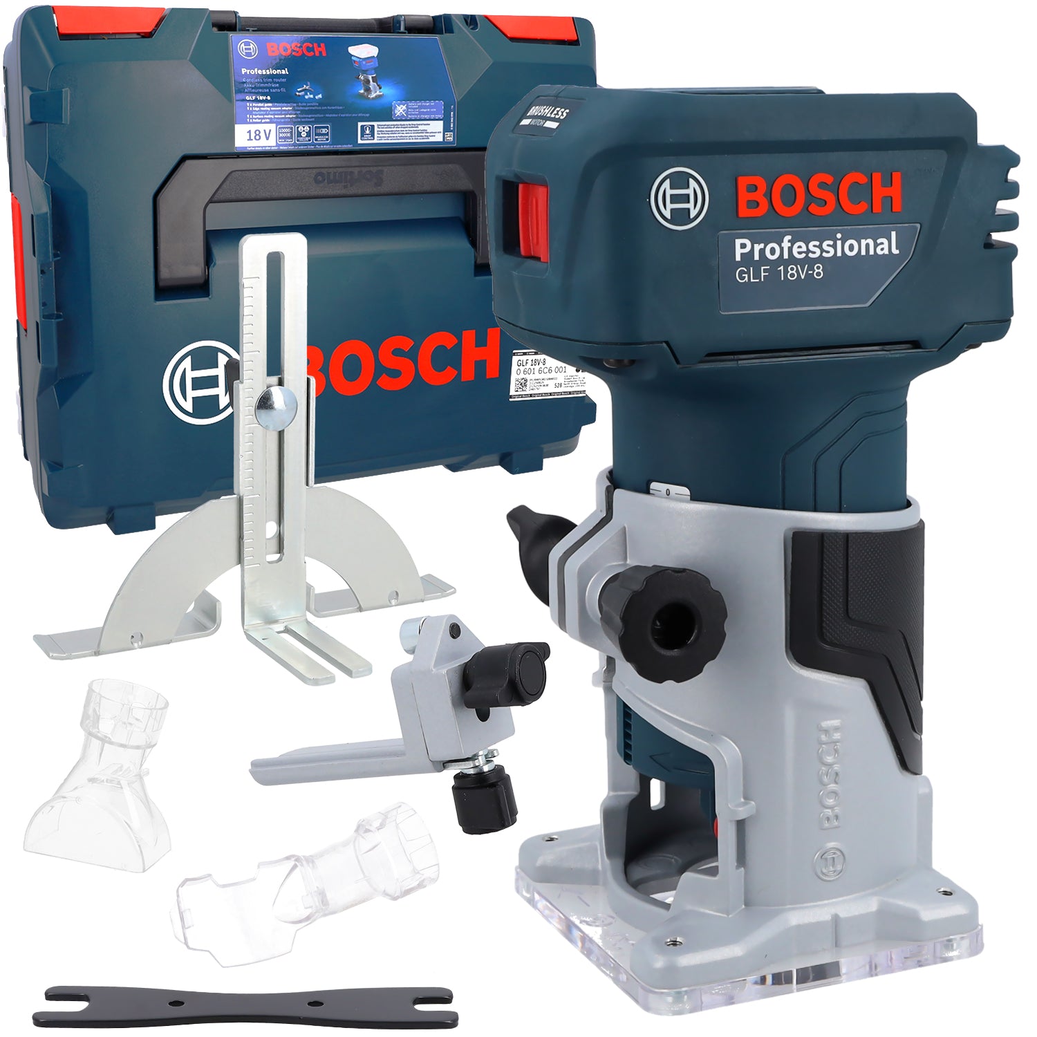 18V L-Boxx Bosch GLF 18V-8 Cordless EDGE MILLING MACHINE