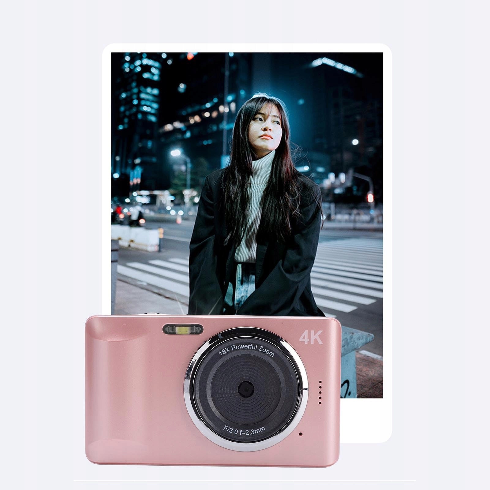 18X PINK DIGITAL OPTICAL ZOOM CAMERA FOR GIRLS Packaging status original