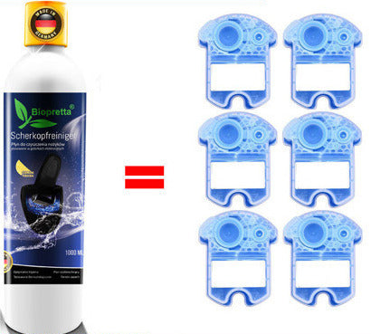 1L BIOPRETTA CLEANING LIQUID FOR SHAVERS equipped with CCR base AND 95% alk. Charging time 0 min