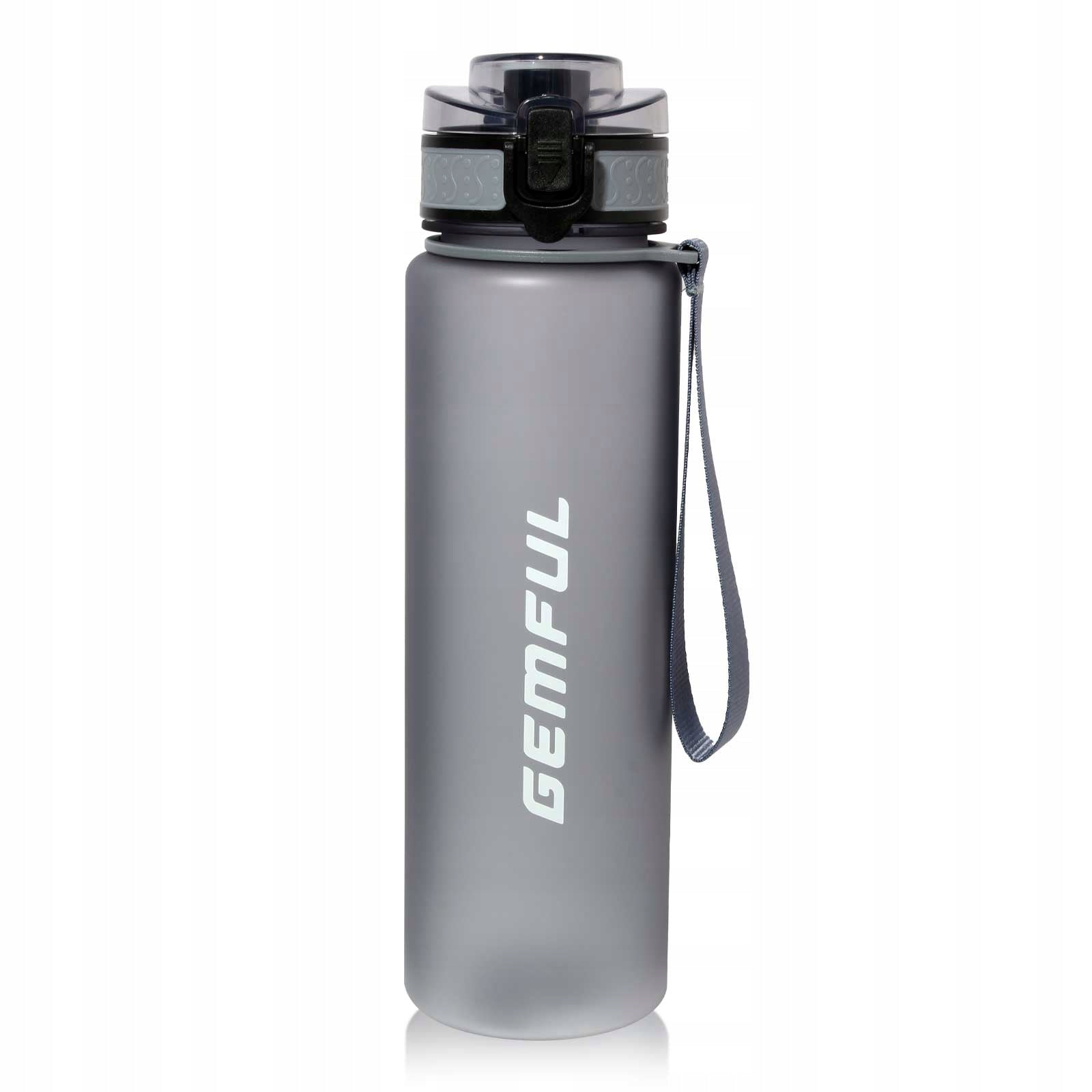 1L Sports Water Bottle with Time Marker Tritan for Cycling Running