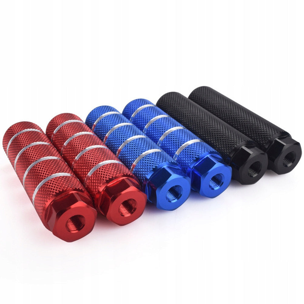 1PAIR DURABLE BLUE BICYCLE PEDALS WITH CYLINDER