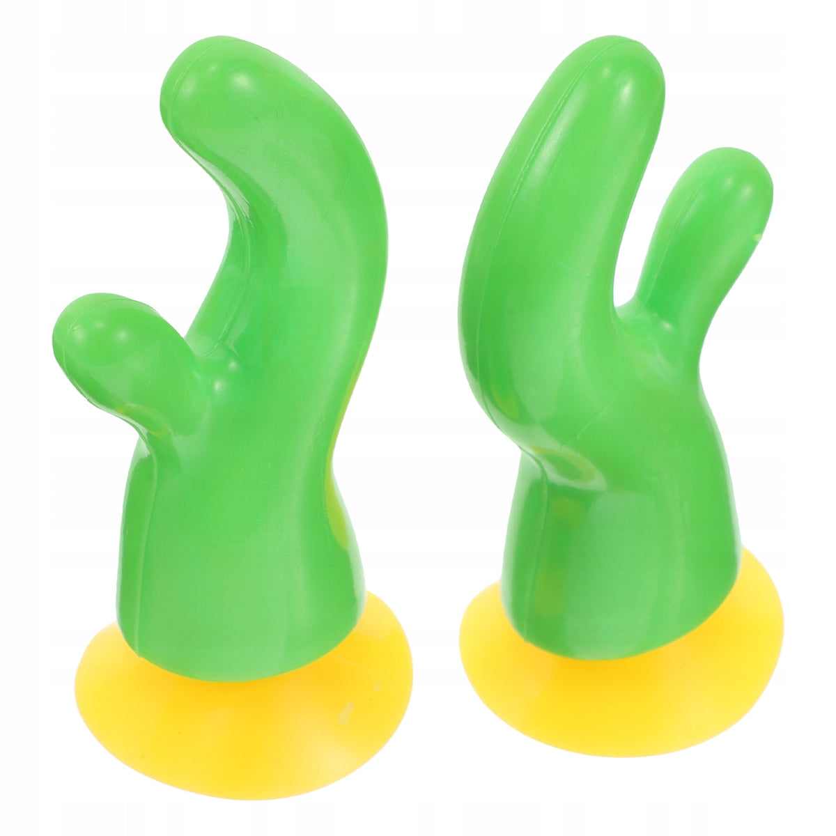 1PARA ABS ROGI JELONKA OZDOBA KASKU MOTOCYKLOWEGO UNIWERSALNA Color green