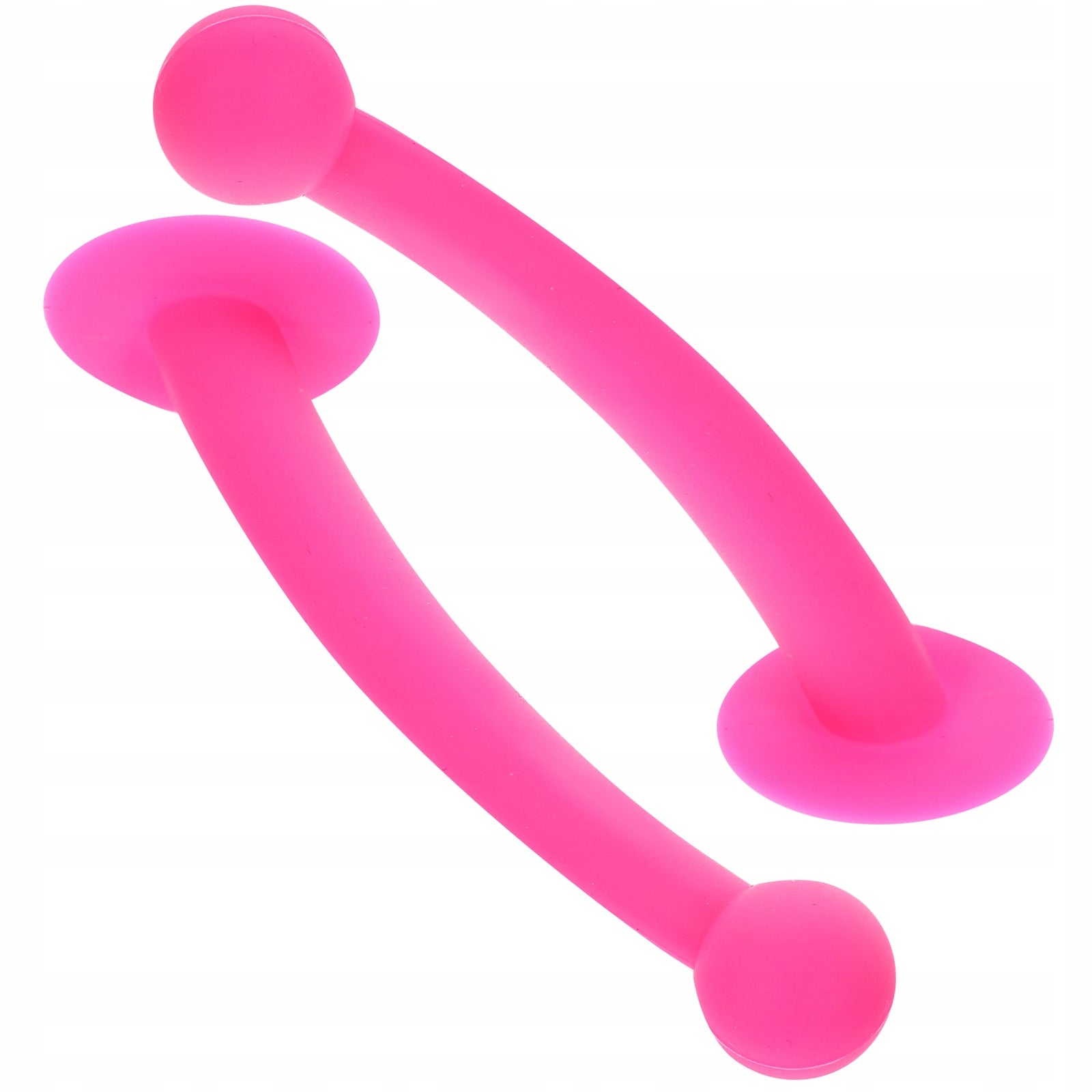1Pair Flexible Rosy Helmet Tentacles with Easy Install Suction Cups