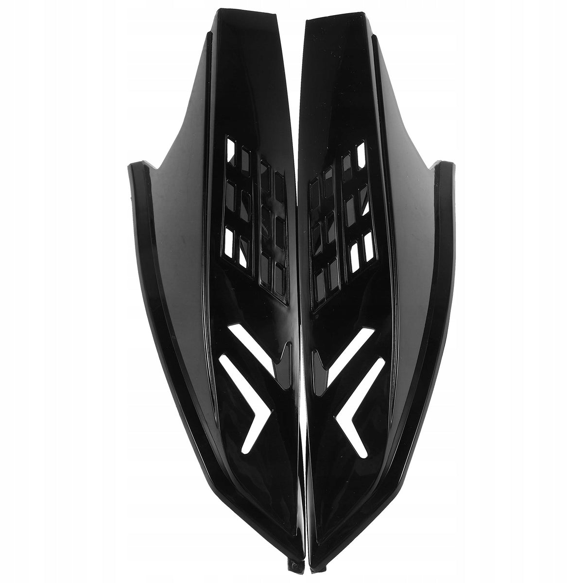 1Pair Universal Black Helmet Horns Adhesive Motorcycle Bike Accessory