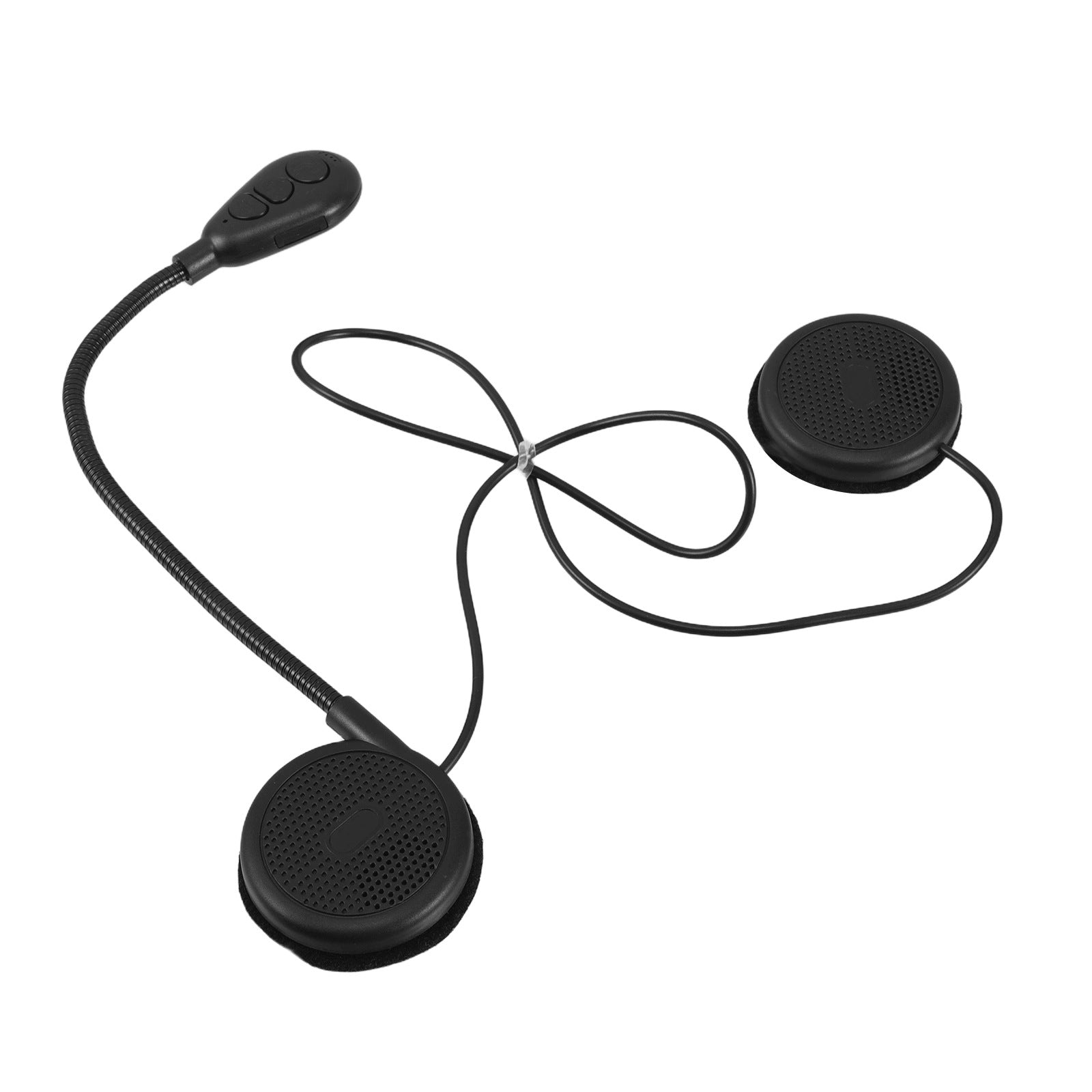 1SET LIGHTWEIGHT MOTORCYCLE HEADSET WITH BUILT-IN MIC FOR HELMETS Manufacturer no brand