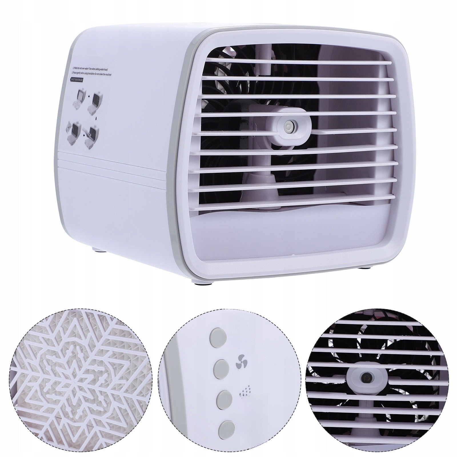 1SZT MINI WENTYLATOR CHŁODZĄCY I NAWILŻACZ DO BIURA Model 11267724322273