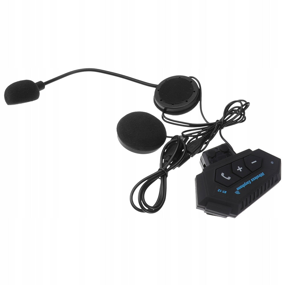1Set Black Wireless Motorcycle Helmet Headset with Stable 5.0 Audio EAN (GTIN) 4896032569716