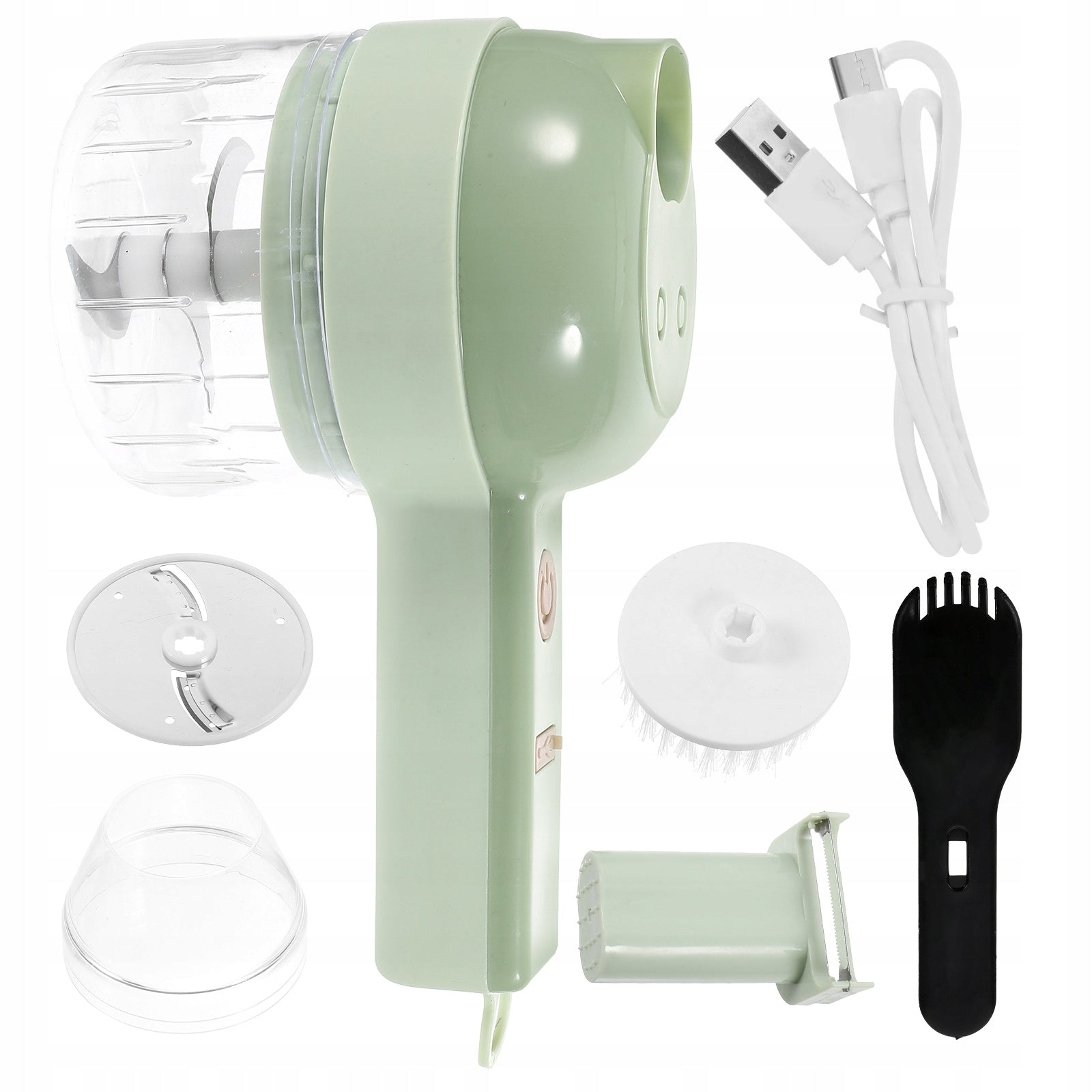 1Set Portable Electric Vegetable Cutter Garlic Chopper Kitchen Gadget