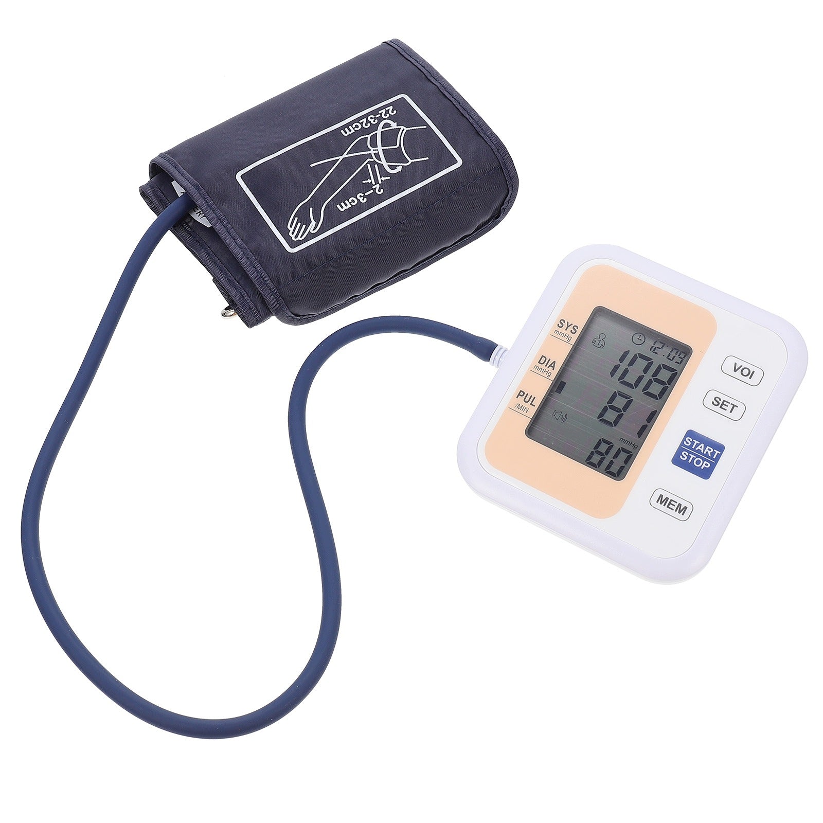 1Set Practical Electric Upper Arm Sphygmomanometer Portable Home Machine Manufacturer of a medical device NA