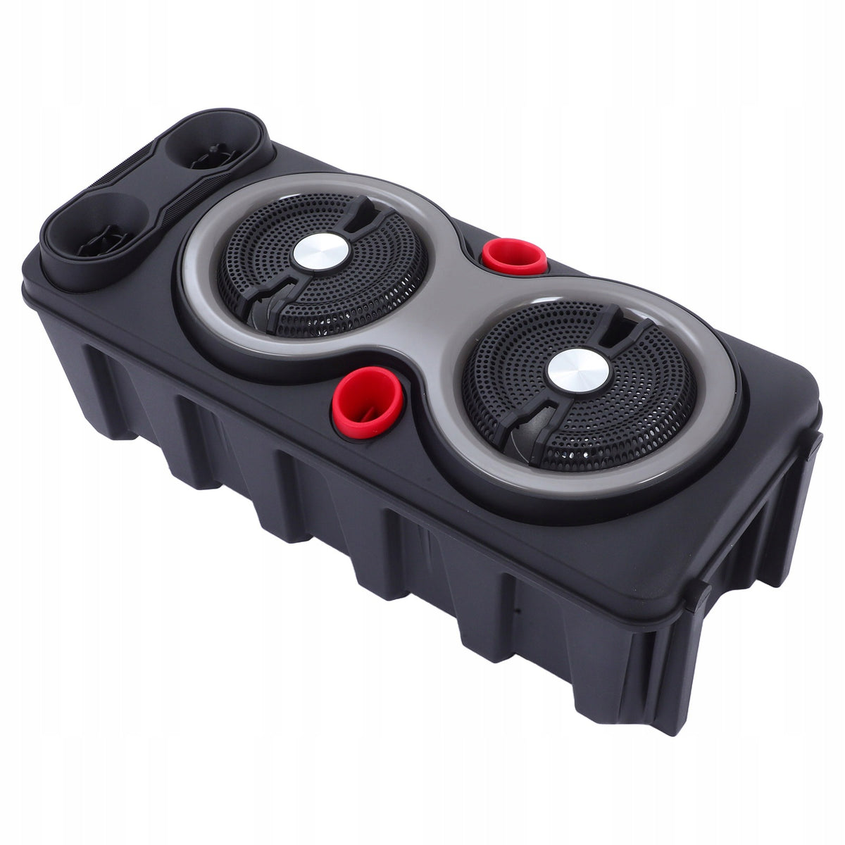 1Set Wireless Karaoke Speaker with Dual Bass Drivers and Microphone Brand no brand