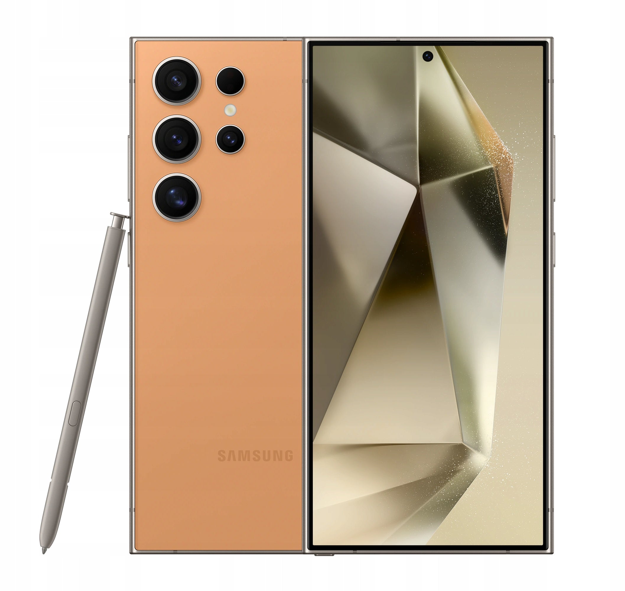 1TB Samsung Galaxy S24 Ultra 12GB 1024GB 5G ORANGE CASE FOIL PRIVACY