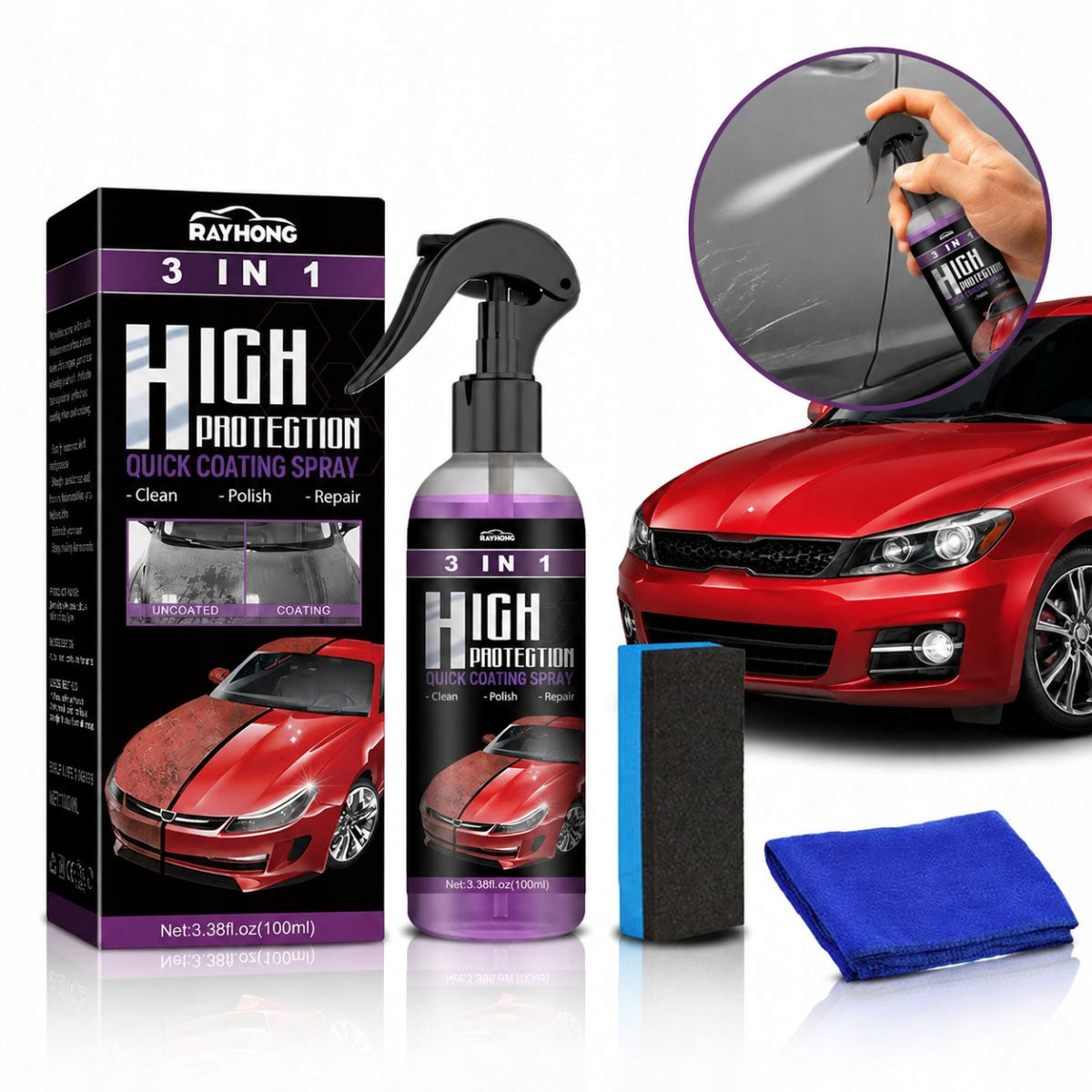 1X Nano Car Scratch Repair Spray 100ML