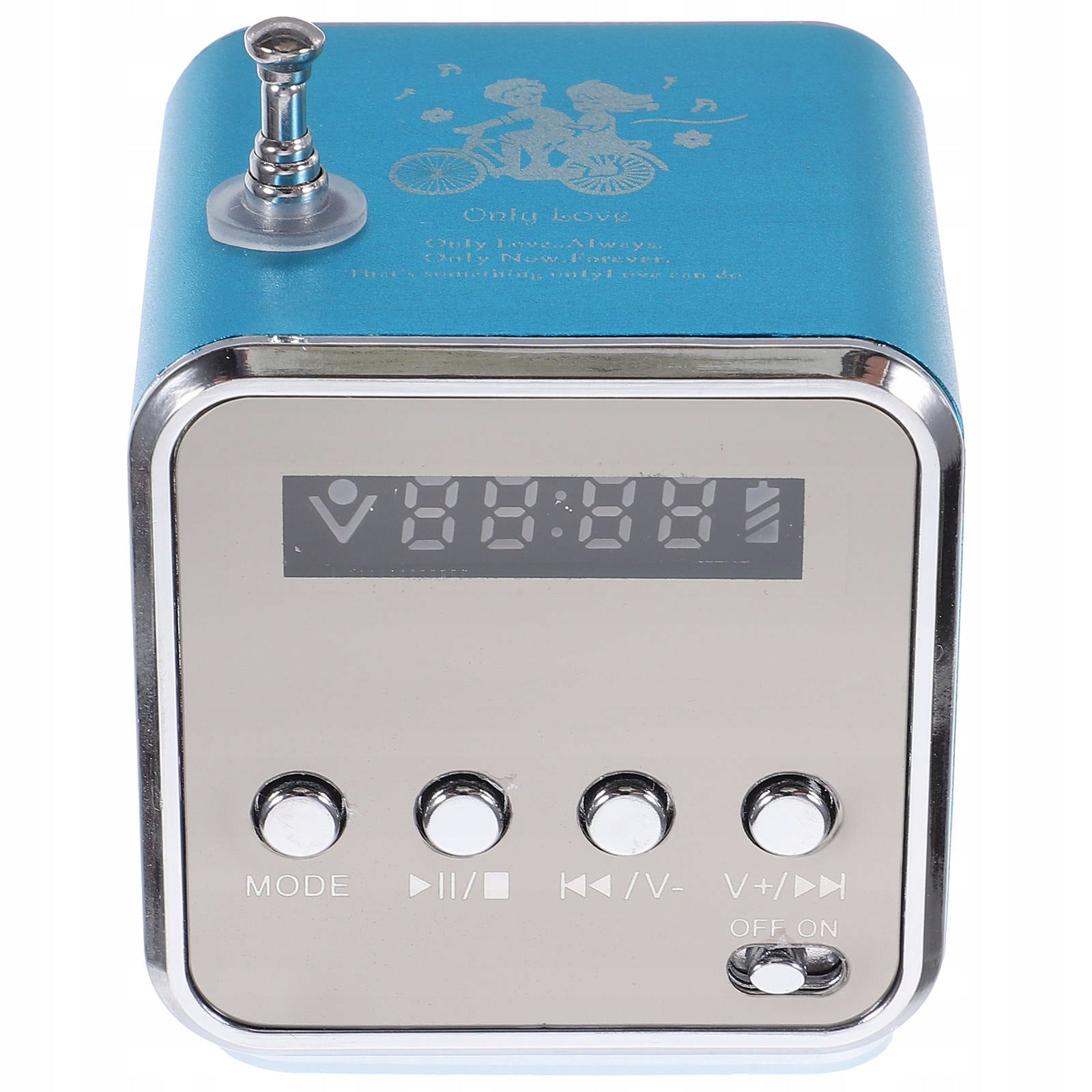 1ZEST MINI GŁOŚNIK BLUETOOTH ALUMINIOWY PRZENOŚNY RETRO Brand no brand