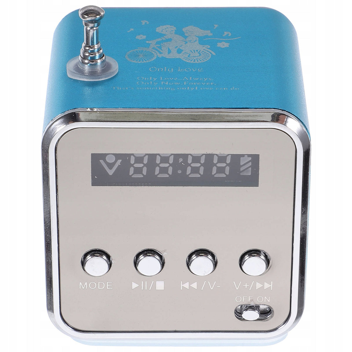 1ZEST MINI GŁOŚNIK BLUETOOTH ALUMINIOWY PRZENOŚNY RETRO Brand no brand