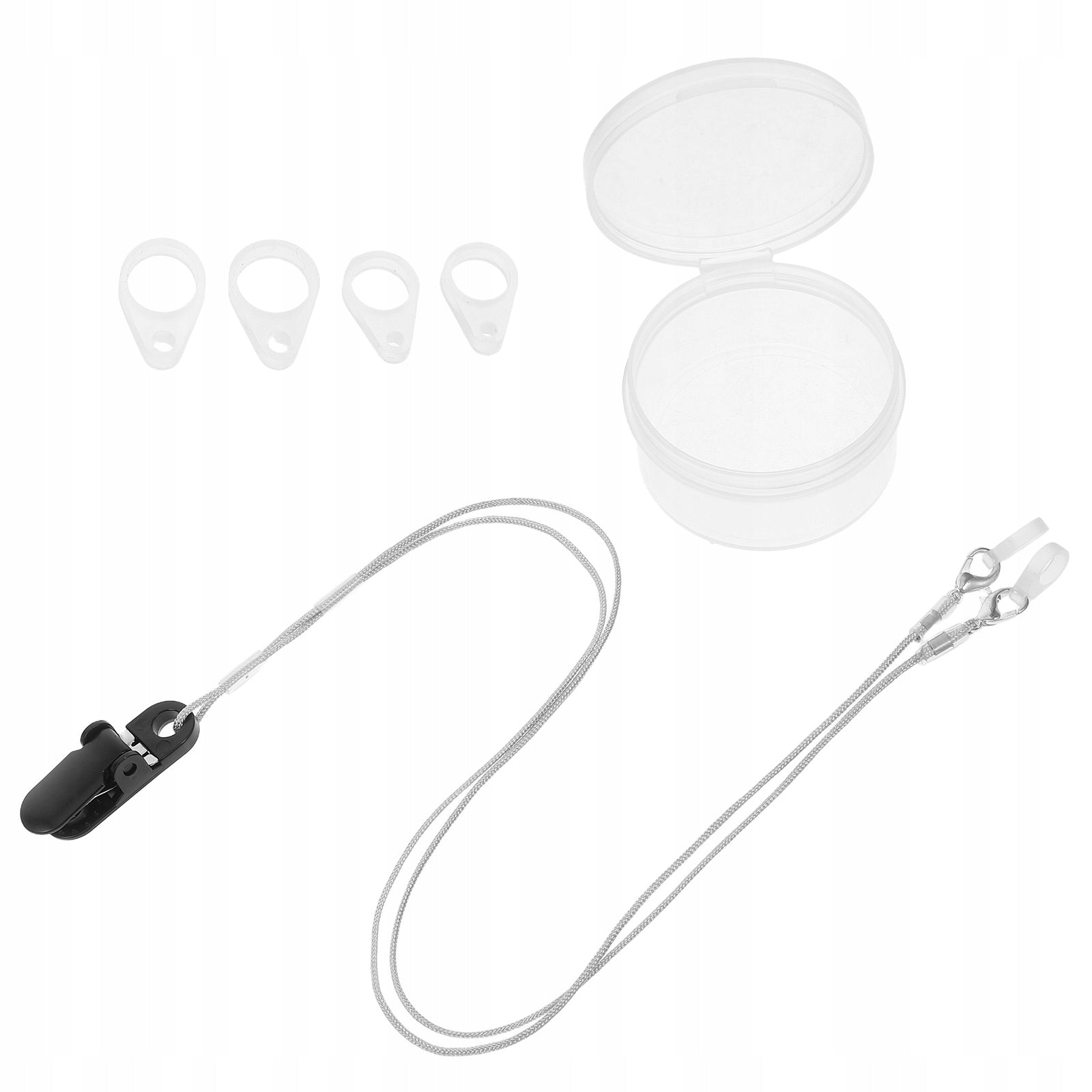 1ZEST NYLONOWY UCHWYT ANTYZGUBNY DO WZMACNIACZY SŁUCHU Z KLIPSEM Manufacturer of a medical device NA