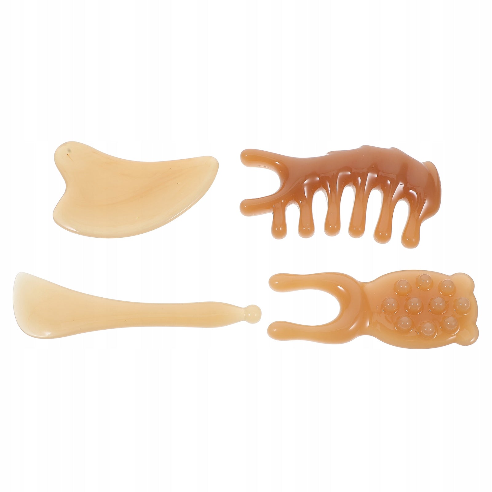 1ZEST UNIWERSALNY GUA SHA DO MASAŻU GŁOWY I PIELĘGNACJI TWARZY