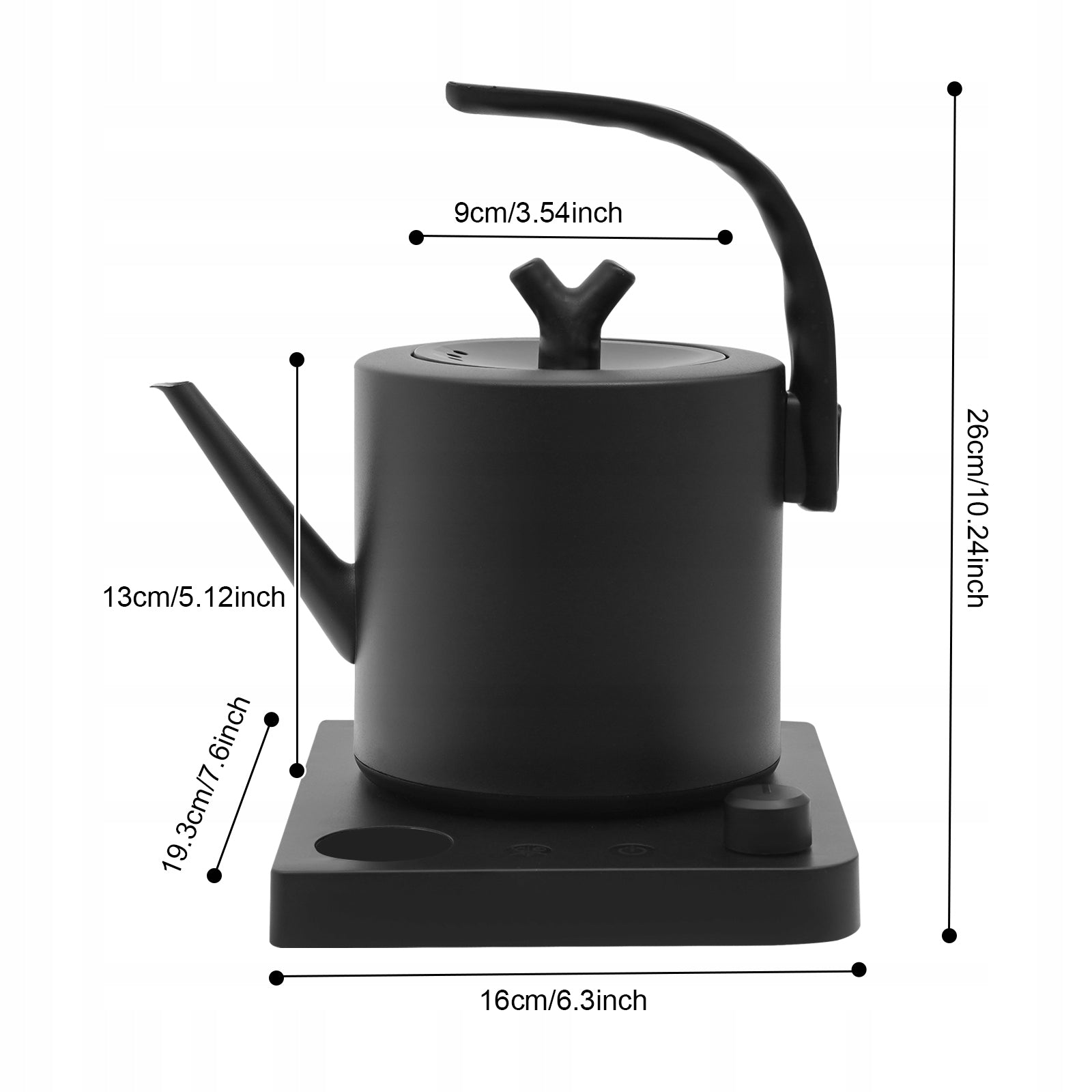 1l Electric Kettle Fast Heating with LED Screen Adjustable Temperature Time Manufacturer code zsdfvszf