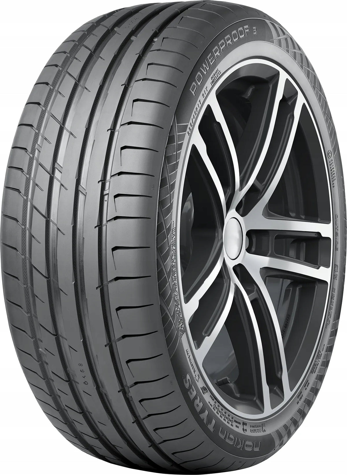 1x 225/55R17 Nokian Powerproof 2 summer tyre