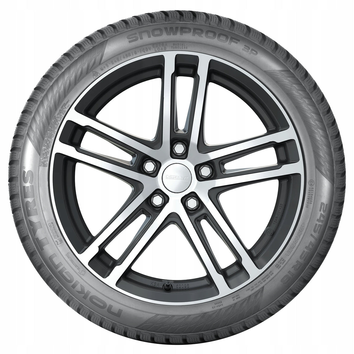 1x Nokian Snowproof 3P winter tyre 225/45R17 Number of tires offered 1 pc.