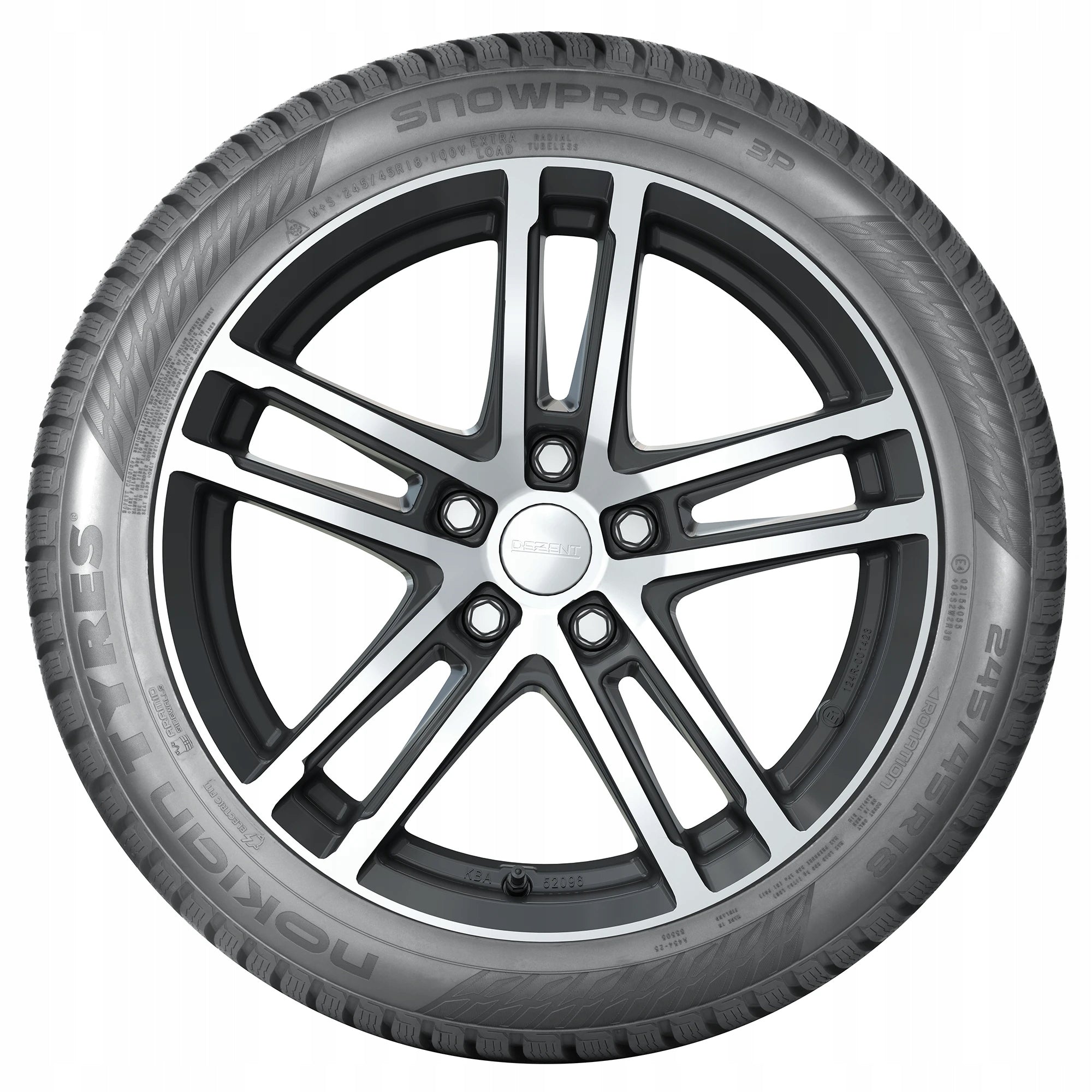 1x Nokian Snowproof 3P winter tyre 225/45R17 Number of tires offered 1 pc.