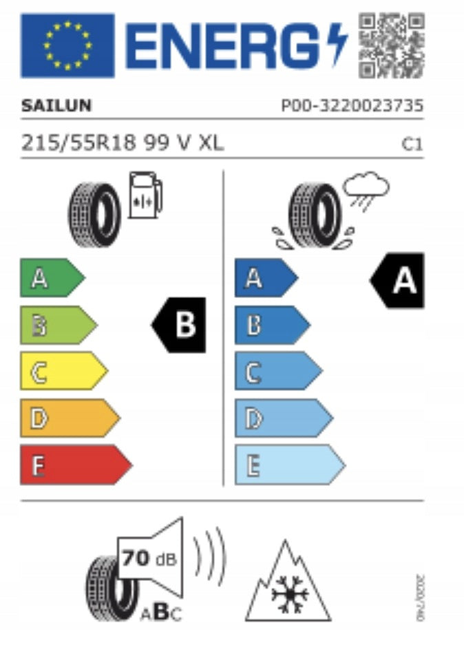 1x SAILUN Atrezzo 4 SEASONS Ultra 215/55/18 215/55R18 Rant Year-round 2026 Number of tires offered 1 pc.