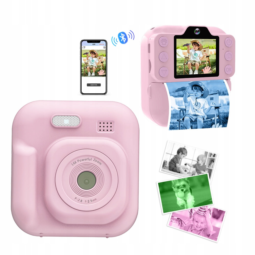 2.0" Kids Camera K12Pro with Instant Printer, Bluetooth,1080P, 48MP Manufacturer code 6900745045929