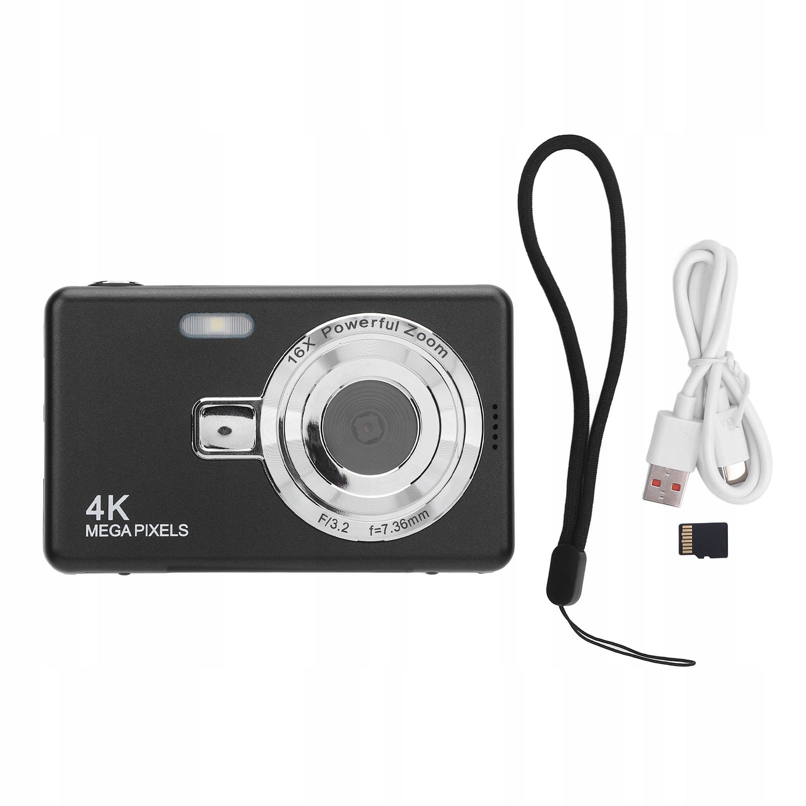 2,4 Inch Digital Camera Anti Shake 16x Zoom 50MP Photos GI Model 9101ECLX