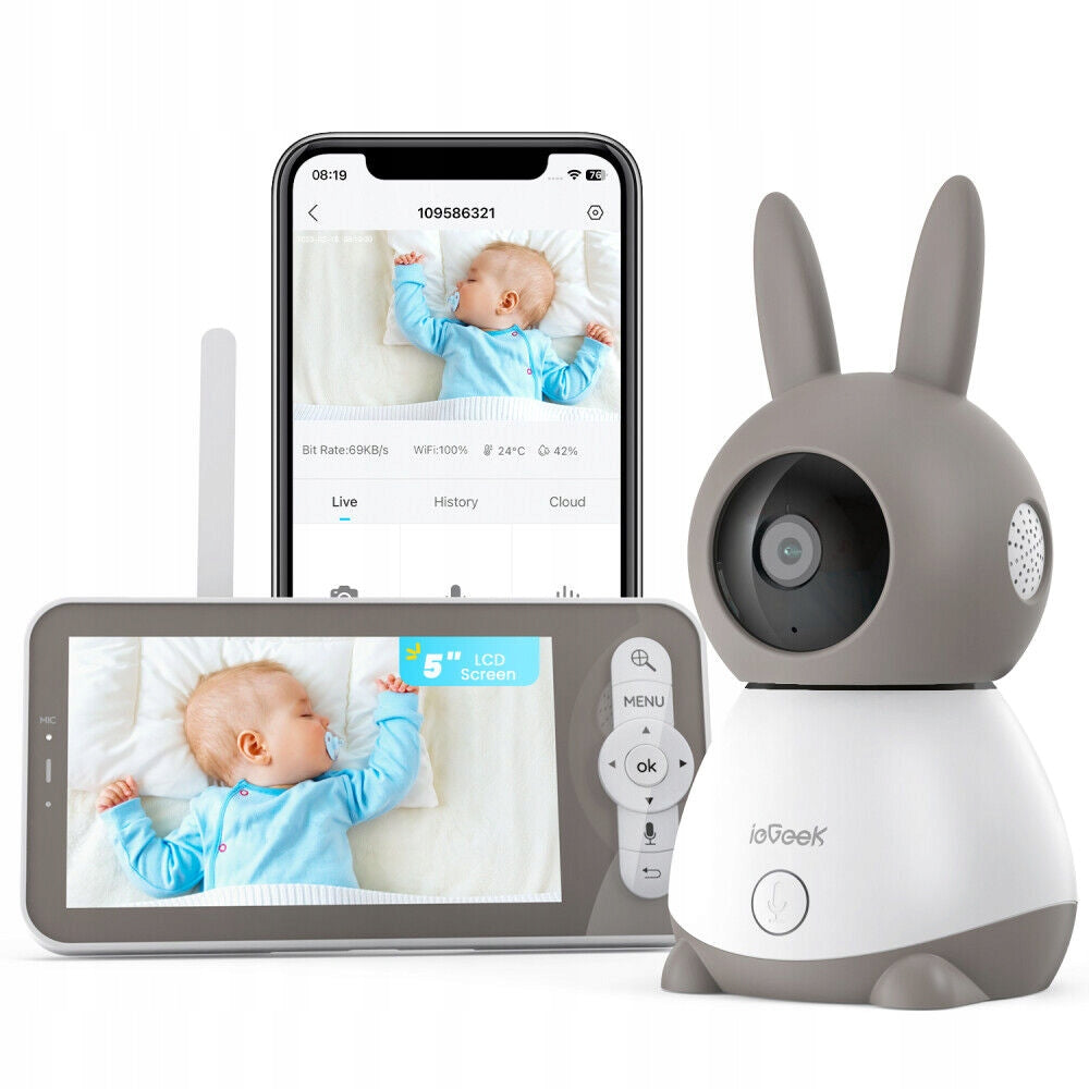 2,4GHZ IP CAMERA WITH MOTION DETECTION FUNCTION FOR BABY MONITORING Packaging status original